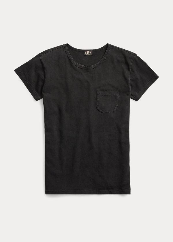 Women's Ralph Lauren Cotton Pocket T Shirts | 845610LOW